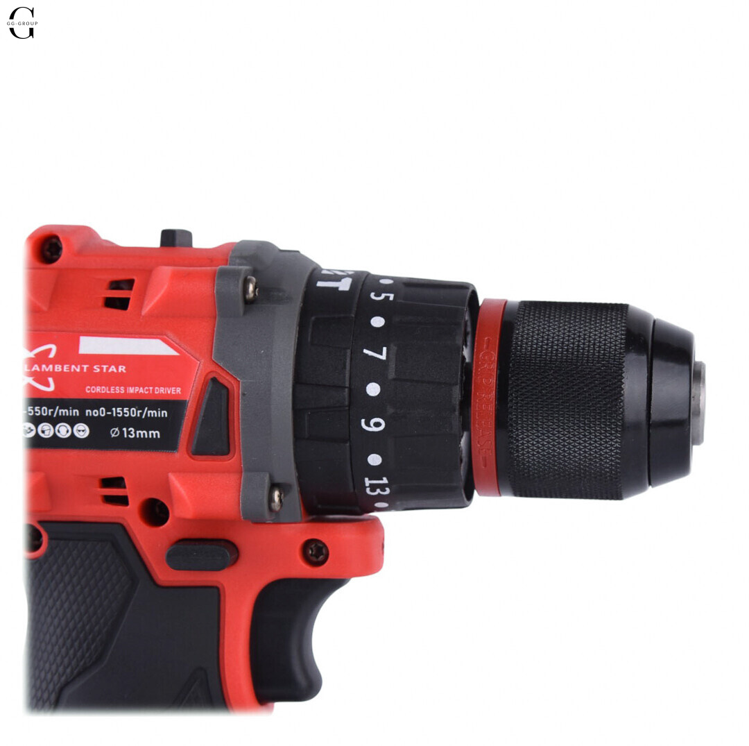 Шуруповерт LAMBENT STAR 48V Бесщеточный + 2 АКБ 2Ah + Металлический патрон